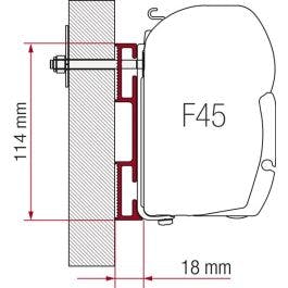 Luifeladapter Fiamma deel adapter D 8cm