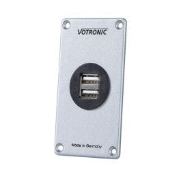 Dubbele USB lader Votronic 12V/24V