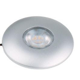 LED spot Carbest 12V Ø 65 mm zilver